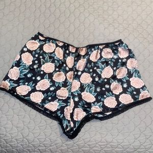 Silky pajama / sleep shortie shorts. Like new.
